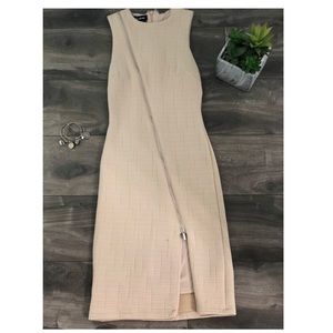 BEBE side zipper dress